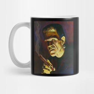 Holy Smoke! Frankenstein loves a Cigar Mug